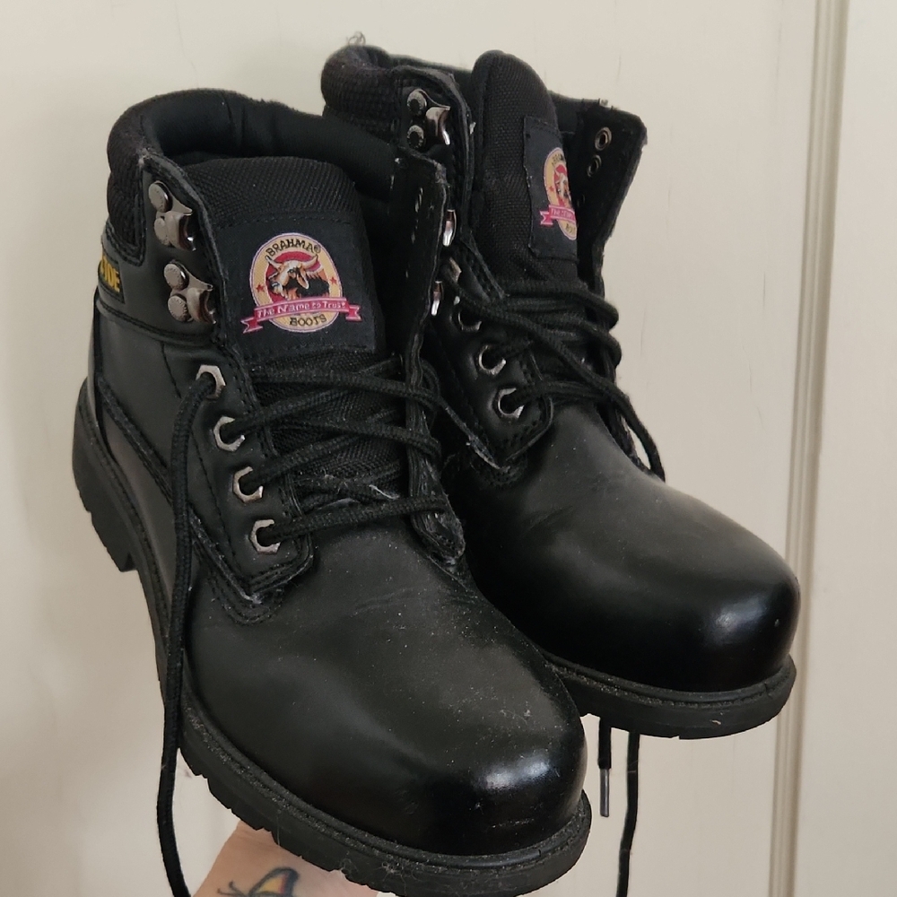 Brahma Black Combat & Moto Boots